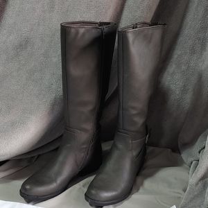 Relativity Charcoal grey knee high boots